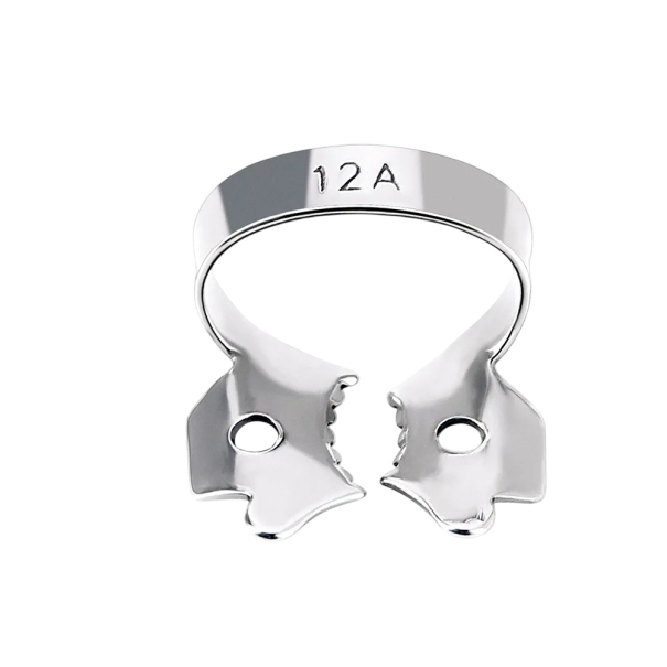 Dental Clamp for Rubber Dam 12A Azdent Made of Stainless Steel for Professional Endodontic, Restorative and Dental Procedures 1