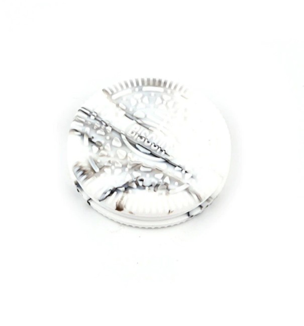 Dentinatore per bambini a forma di biscotto J2876 bianco