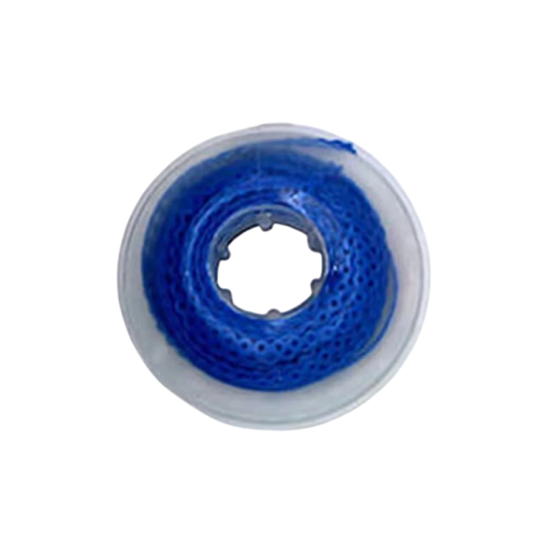 Dentystyczny ortodontyczny łańcuszek 4,0 mm 4,57 m Długi elastyczny typ do aparatów ortodontycznych Gumowa rolka materiał dentystyczny ciemnoniebieski