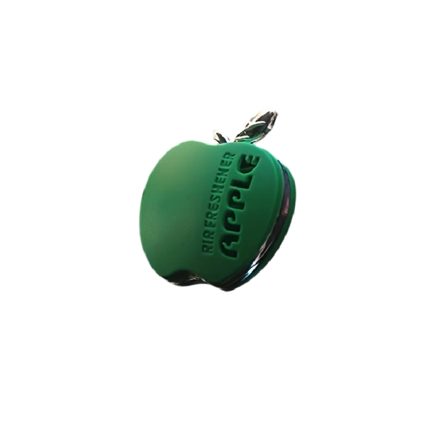 Deodorante per auto a forma di mela profumo floreale 4,7 cm clip per ventilazione diffusore per griglia di climatizzazione interno auto verde