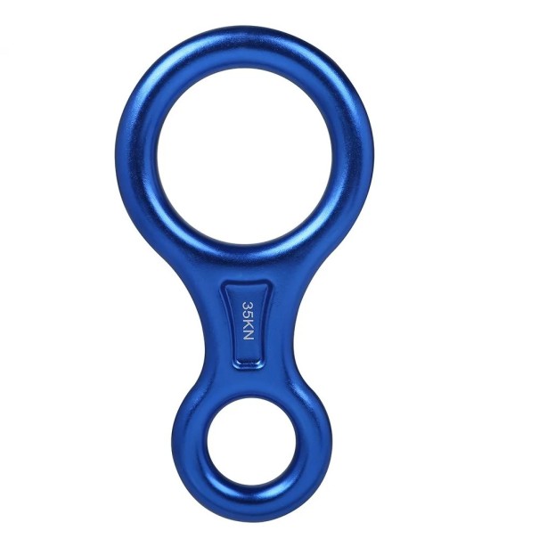 Descendeur en huit Escalade 14,4 x 7,4 cm bleu