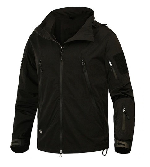Designer-Armeejacke für Männer J2760 schwarz XL
