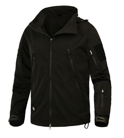 Designer-Armeejacke für Männer J2760 schwarz XL