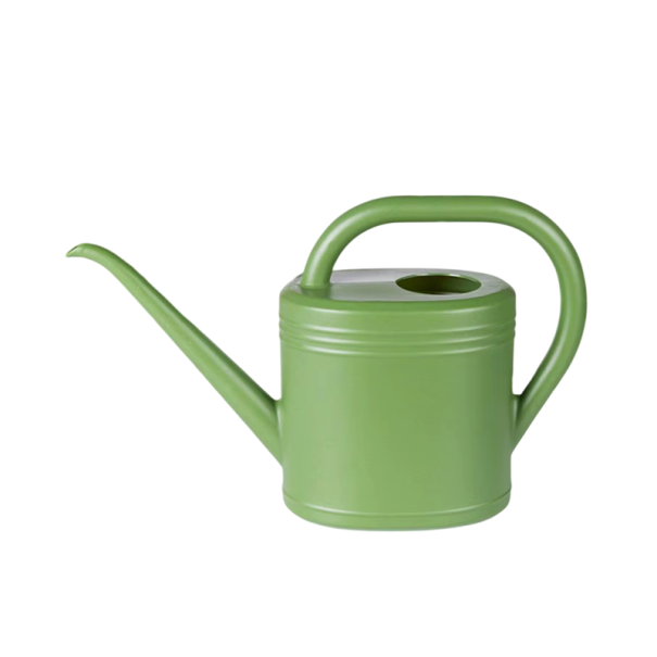 Designowa konewka na kwiaty z wydłużonym wylotem 2 l 34,5 cm PP plastik lekka ergonomiczna konewka do precyzyjnego podlewania w domu i na zewnątrz zielony