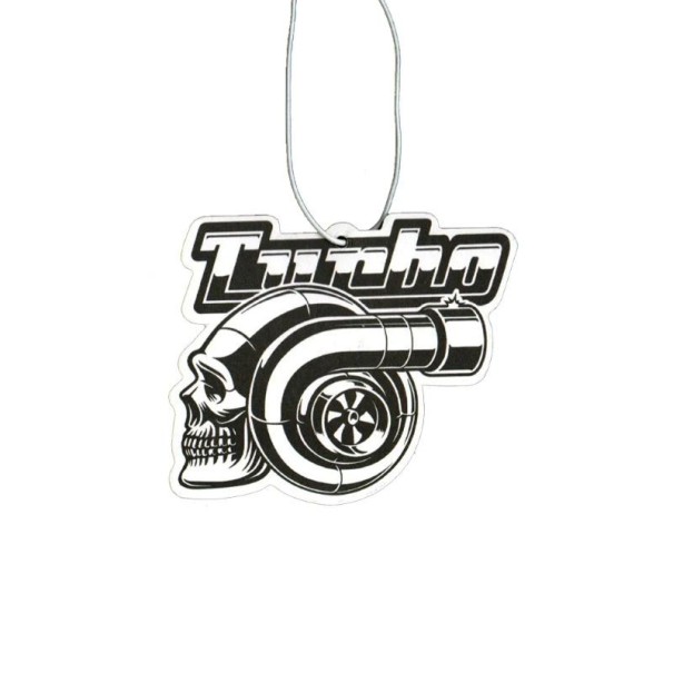 Désodorisant d'air pour voiture pendentif pour rétroviseur aromathérapie décoration avec motif turbo et tête de mort accessoire suspendu intérieur 1
