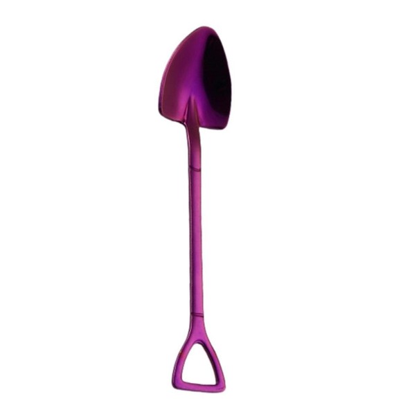 Dessertbestik, spade og gaffel lilla 1