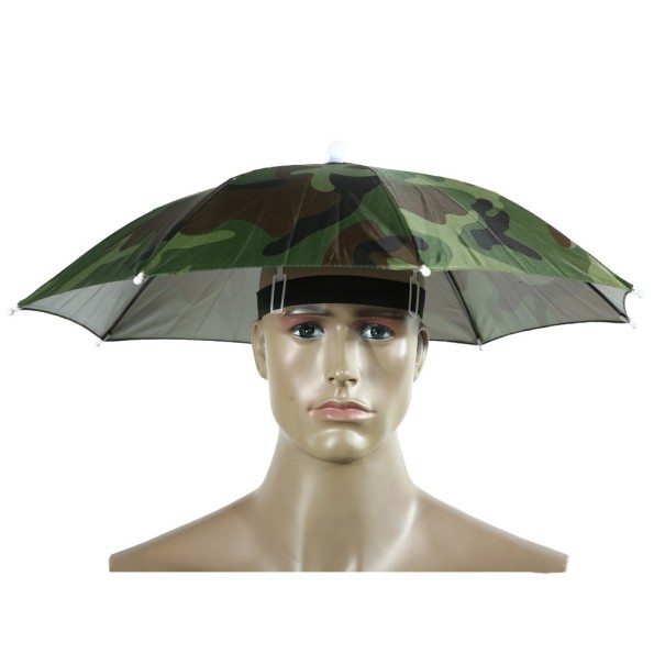 Deštník na hlavu pro rybáře 1