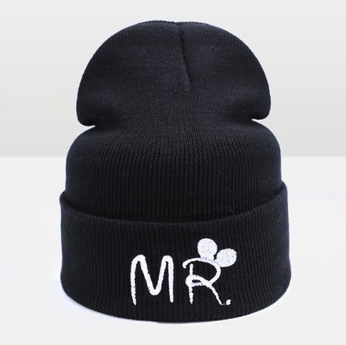 Dětská bavlněná zimní čepice MR. & MRS. 2