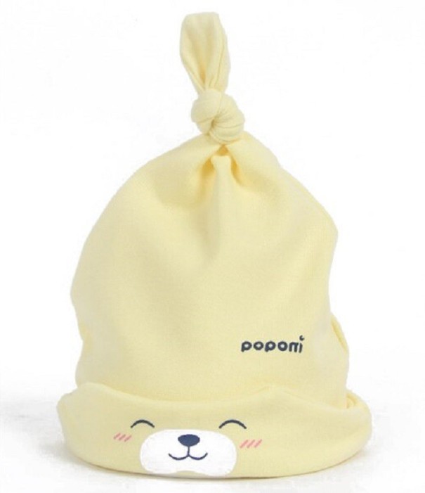 Dětská čepice Teddy světle žlutá