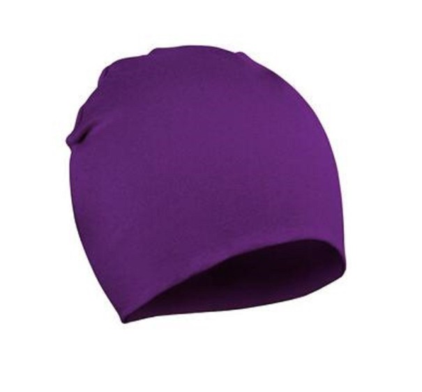 Detská čiapka beanie fialová