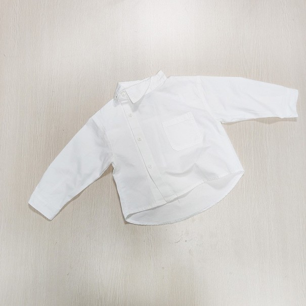 Dětská košile L1789 bílá 6