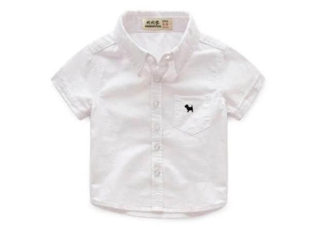 Dětská košile L1793 bílá 6