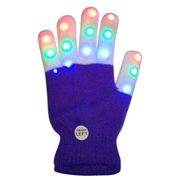 Dětská svítící rukavice modrá
