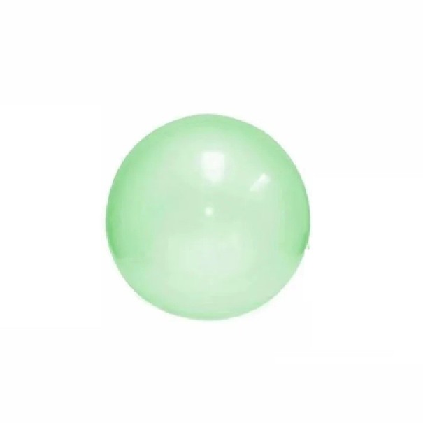 Dětská venkovní vodní bublinová hračka nafukovací balón 35 cm elastický míč pro hry na zahradě a venkovní zábavu zelená