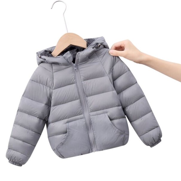 Detská zimná bunda L1842 sivá 6