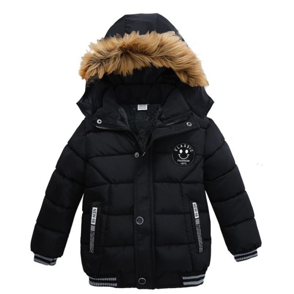 Detská zimná bunda L1911 čierna 2