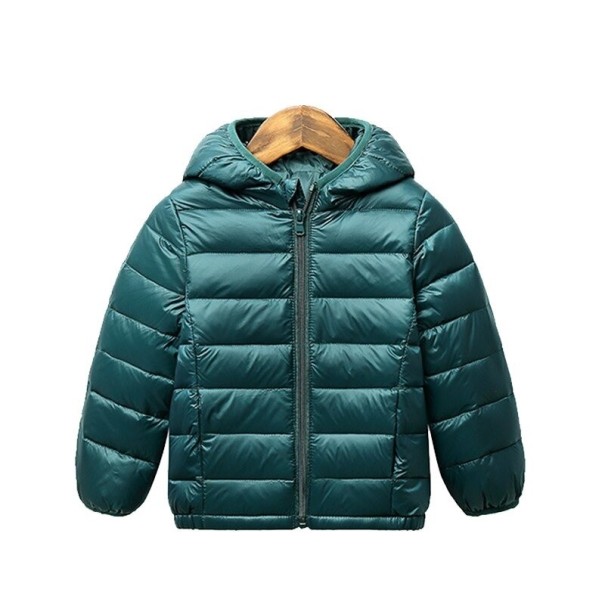 Detská zimná bunda L1969 tmavo zelená 6