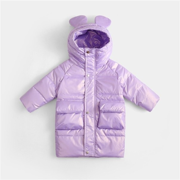 Detská zimná bunda L1980 svetlo fialová 5