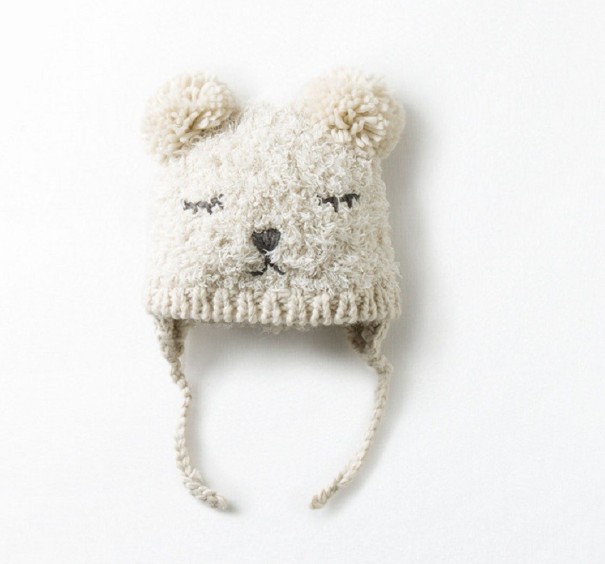 Detská zimná čiapka cez uši Teddy 6-12 mesiacov