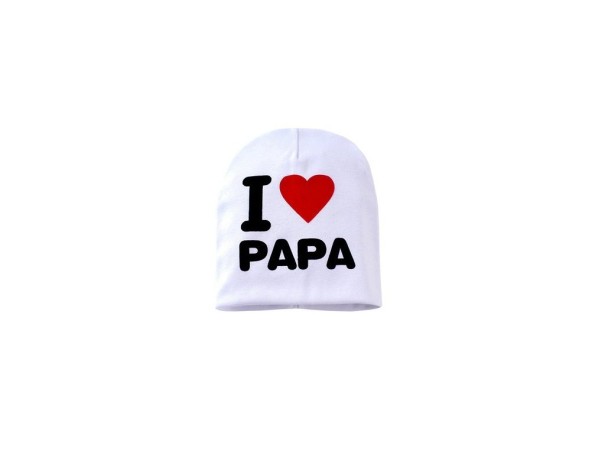 Detská zimná čiapka I LOVE MAMA, I LOVE PAPA 5