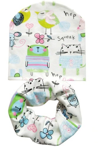 Detská zimná sada čiapky a nákrčník J578 7