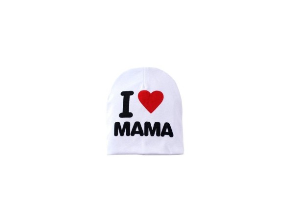 Dětská zimní čepice I LOVE MAMA, I LOVE PAPA 2