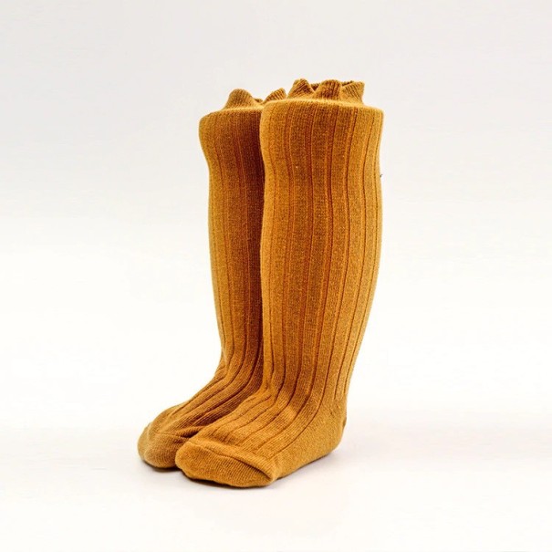 Dětské dlouhé ponožky světle hnědá 1-3 roky