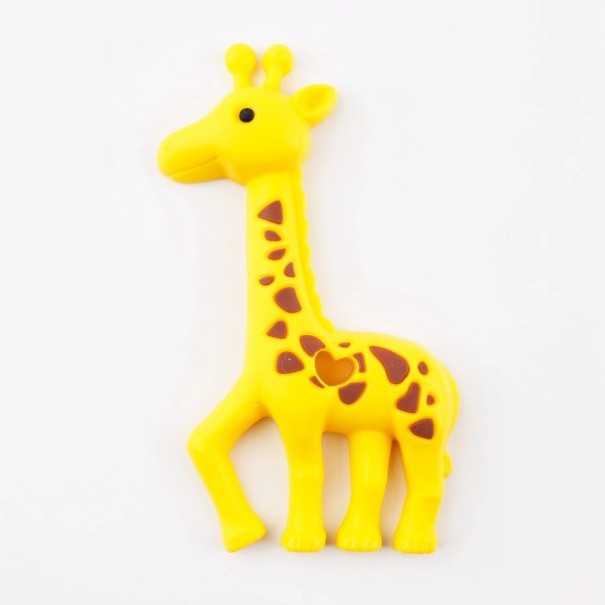Detské hryzátko v tvare žirafy J875 žltá