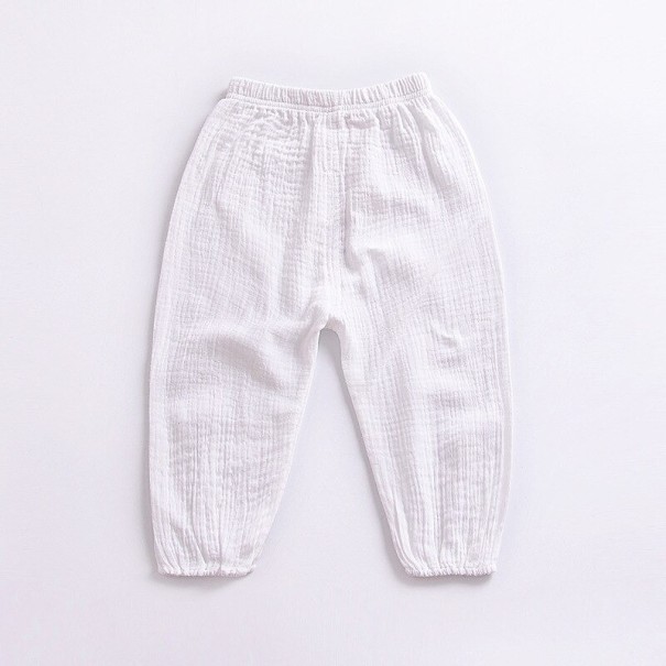 Dětské kalhoty L2239 bílá 2
