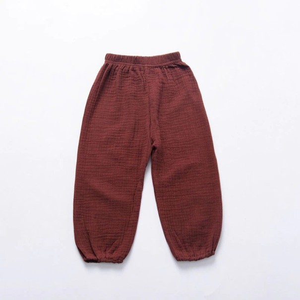 Dětské kalhoty L2239 vínová 4