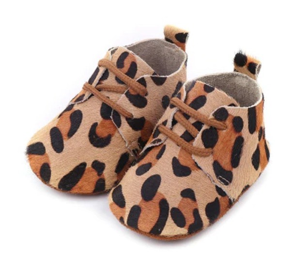 Dětské kožené capáčky A485 0-6 měsíců B