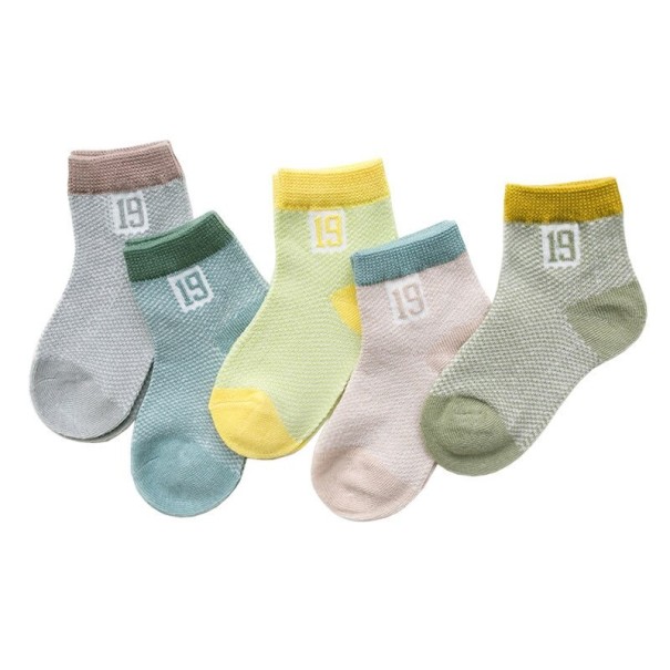 Detské kvalitné ponožky - 5 párov 9-12 rokov 3