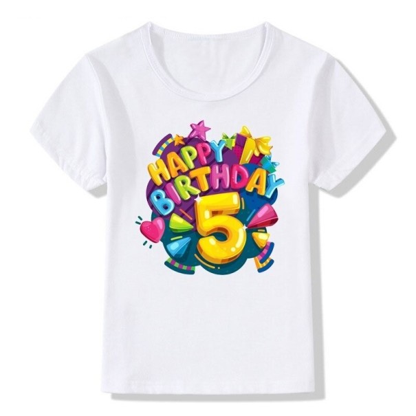 Dětské narozeninové tričko B1576 3 D