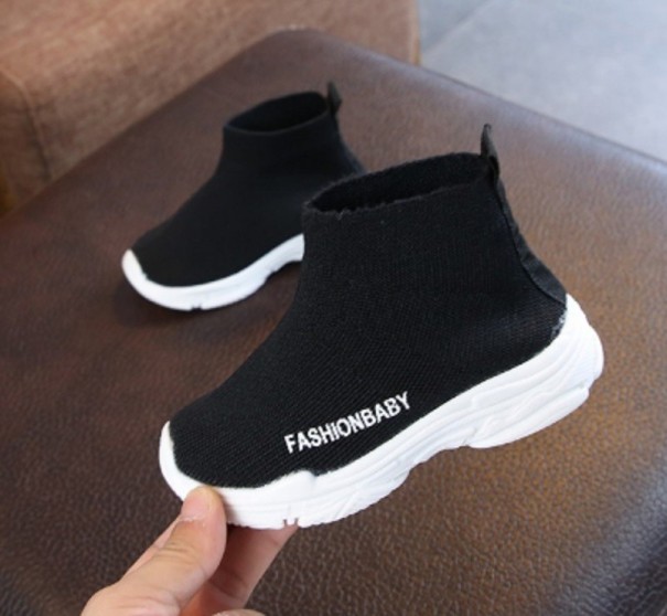 Dětské nazouvací boty černá 19