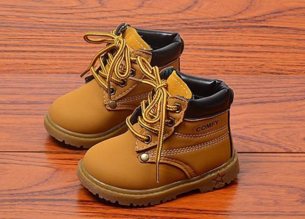 Dětské outdoorové boty A2412 světle hnědá 23