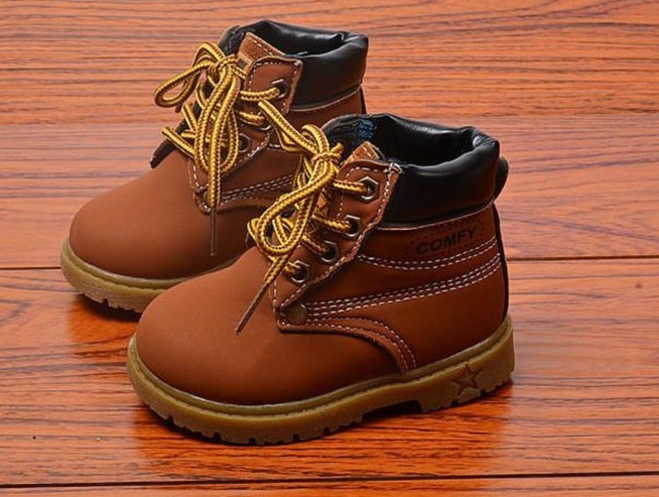 Dětské outdoorové boty A2412 tmavě hnědá 26