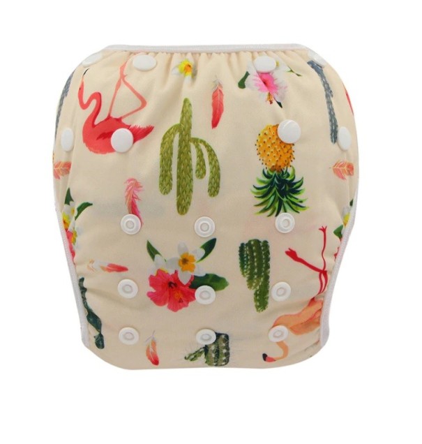 Detské plienkové nohavičky s farebnými motívmi 9