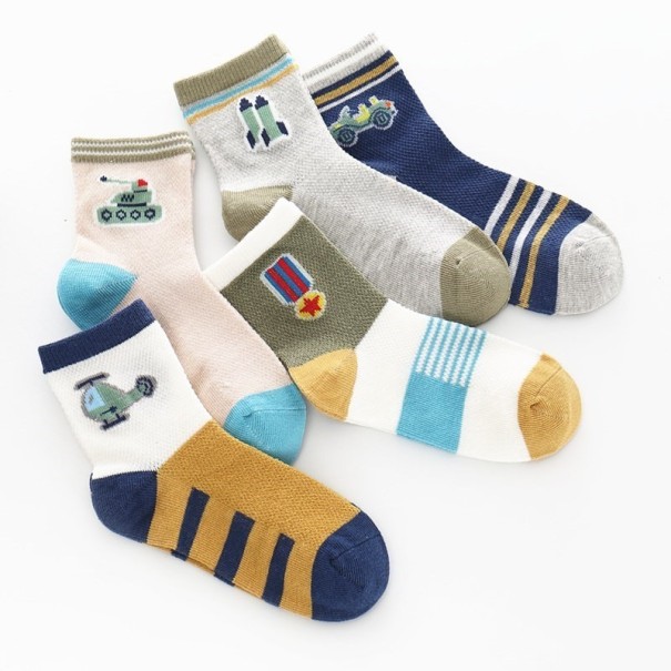 Detské ponožky - 5 párov A1509 3-5 rokov