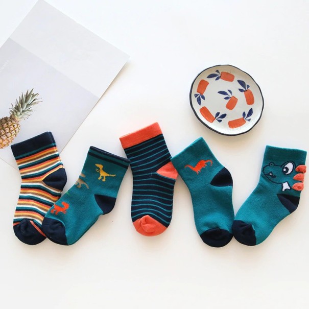 Detské ponožky s obrázkami - 5 párov 3-5 rokov 1