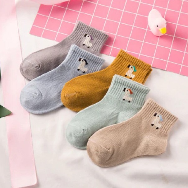 Detské ponožky so zvieratkami 8-10 rokov