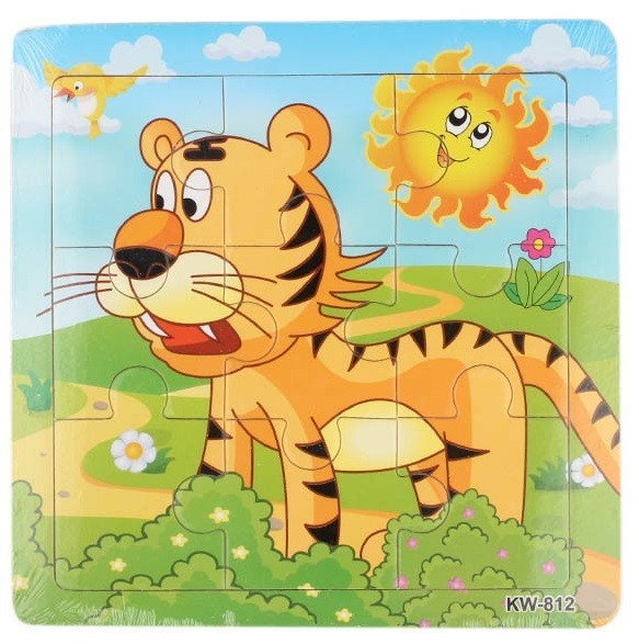 Detské puzzle - Zvieratká tiger