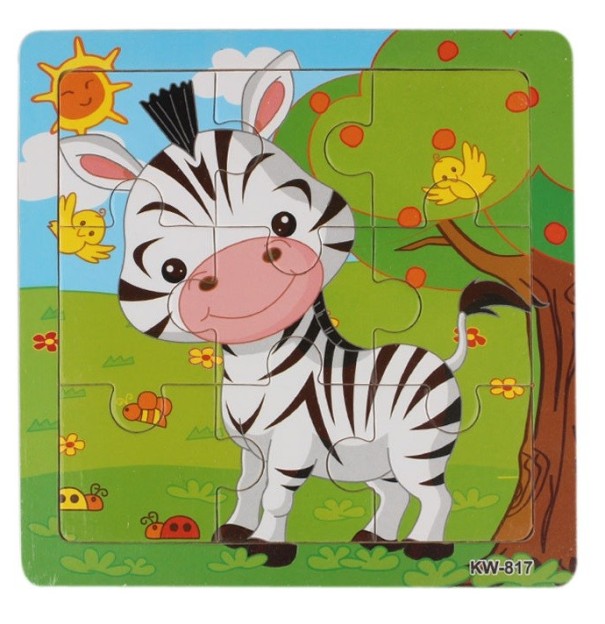 Dětské puzzle - Zvířátka Zebra