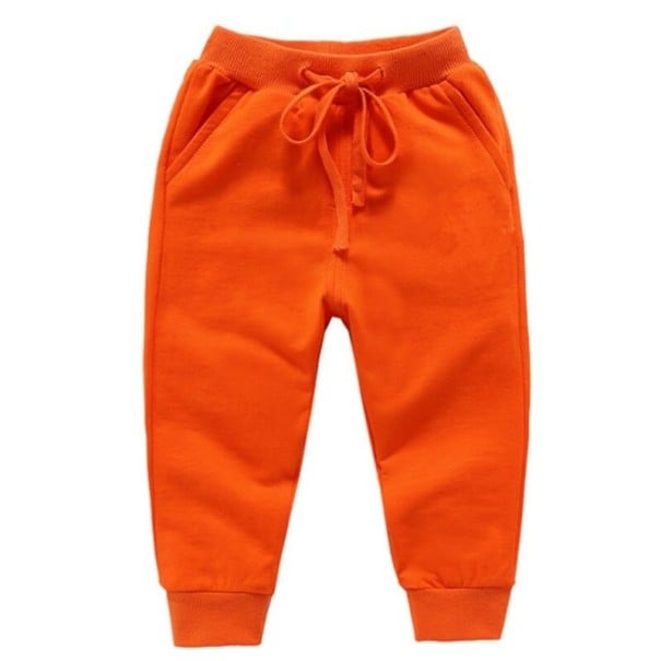 Dětské tepláky L2286 oranžová 8