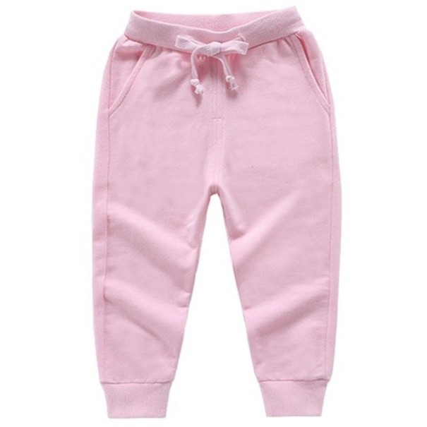 Dětské tepláky L2286 růžová 4