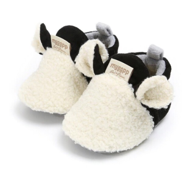 Detské topánočky s uškami biela 12-18 mesiacov
