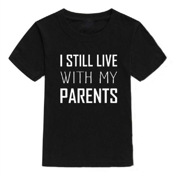 Detské tričko B1421 čierna 4 J