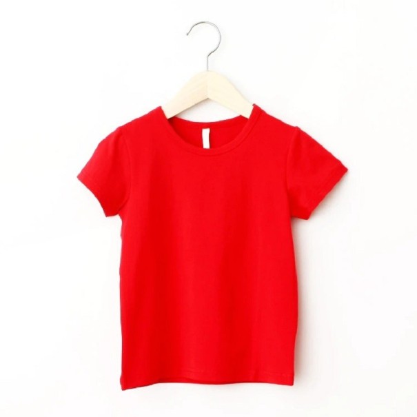 Detské tričko B1579 červená 11