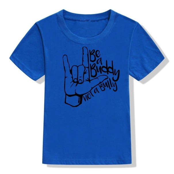 Detské tričko B1654 modrá 5