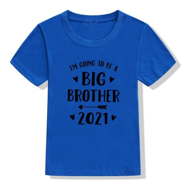Detské tričko pre súrodencov B1510 modrá 6-12 mesiacov A