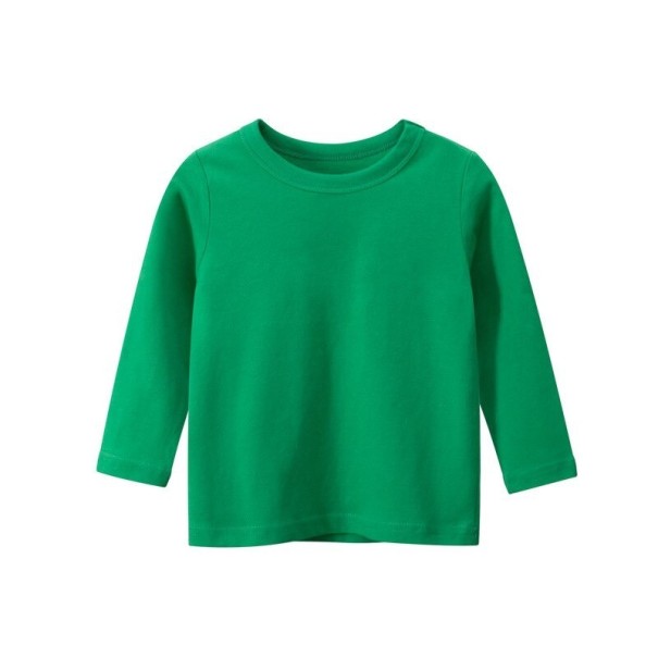 Detské tričko s dlhým rukávom B1479 zelená 4